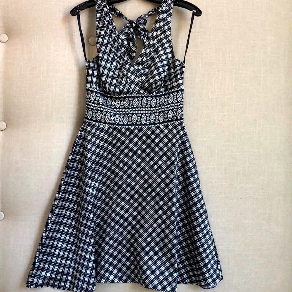 WHBM Silk Halter Dress
